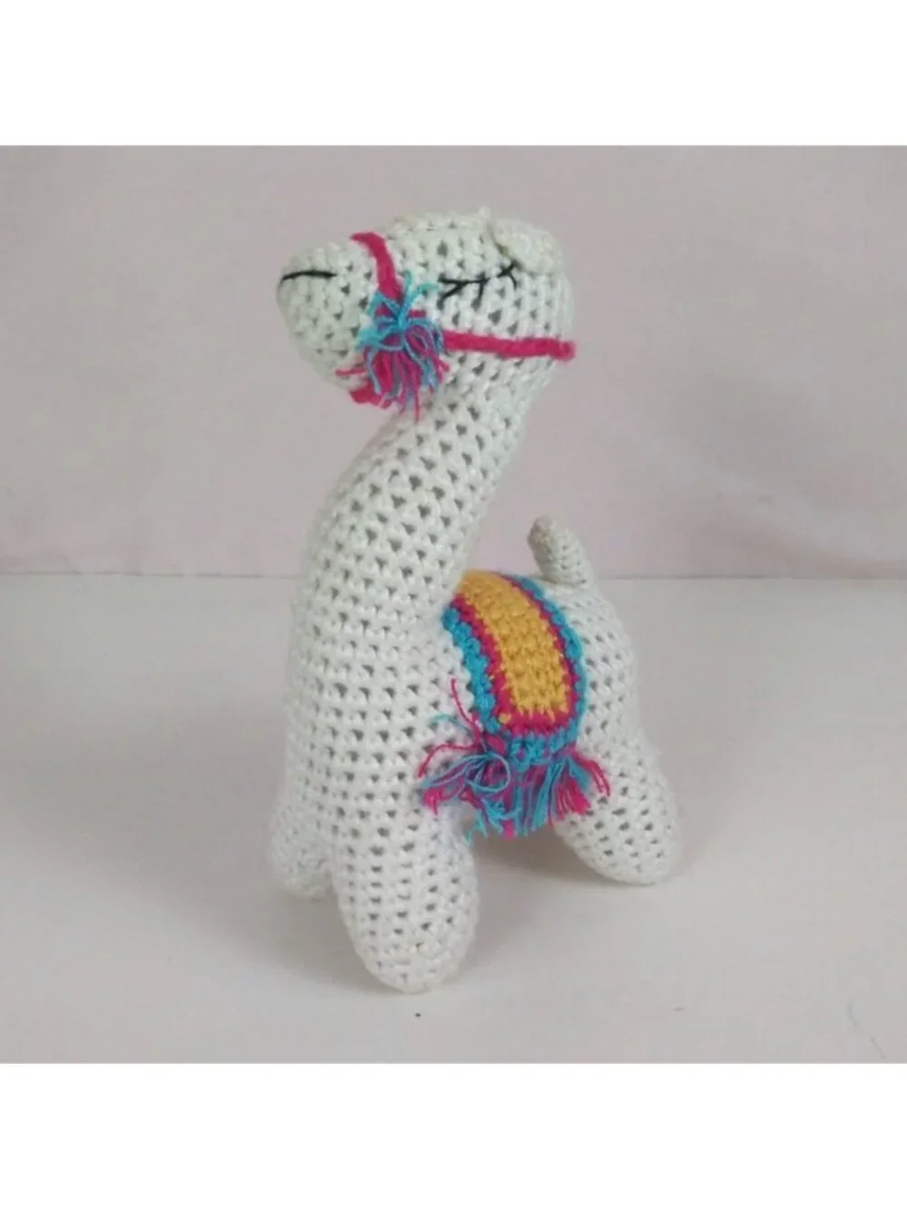 Cheengoo Organic Hand Crocheted Llama 6